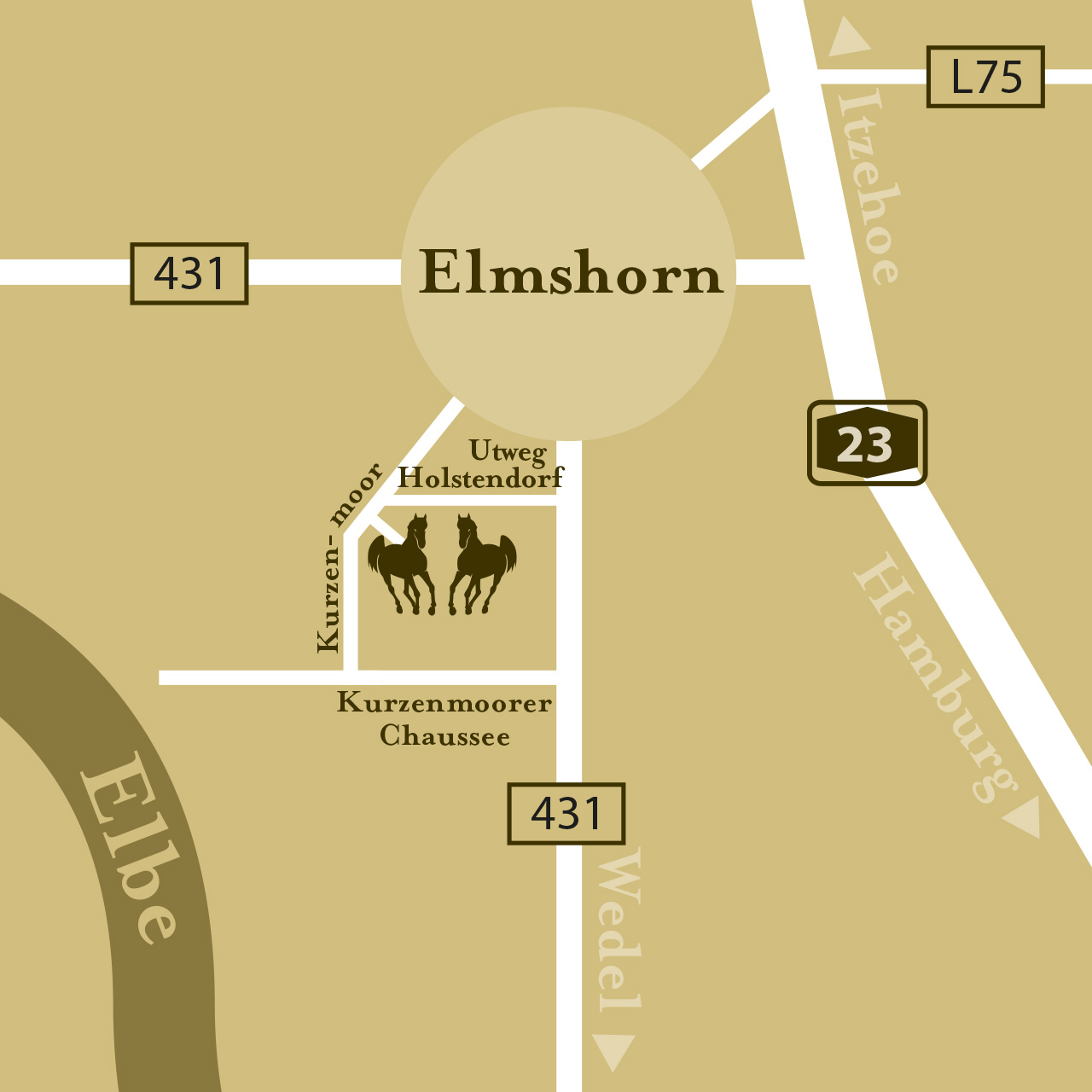 Holstendorf Anfahrtskizze